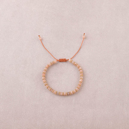 Bracelet - sliding clasp, natural stones