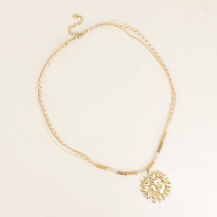 Collier - sur cordon, soleil