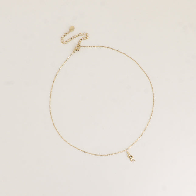Collier - pendentif serpent