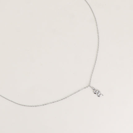 Collier - pendentif serpent