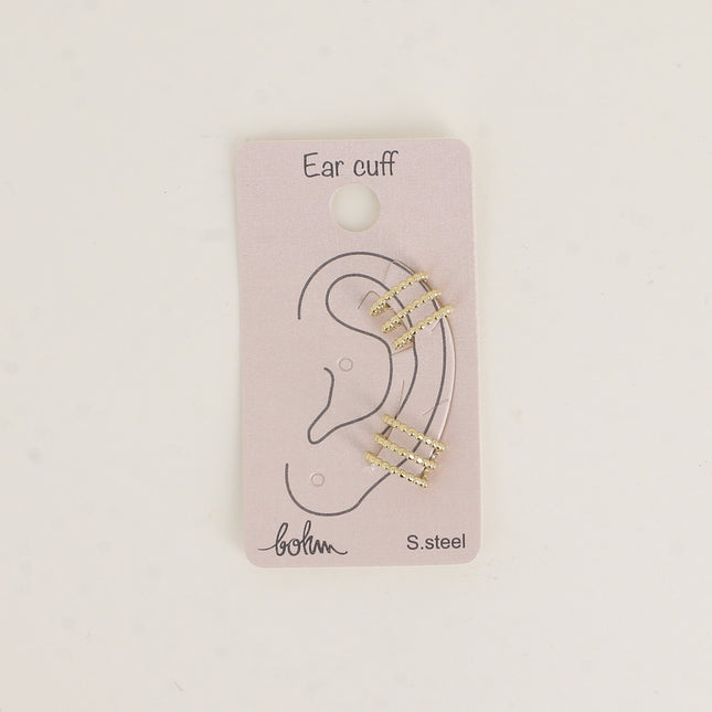 Earcuffs - 3 rangs style milgrain