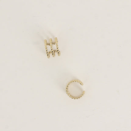 Earcuffs - 3 rangs style milgrain