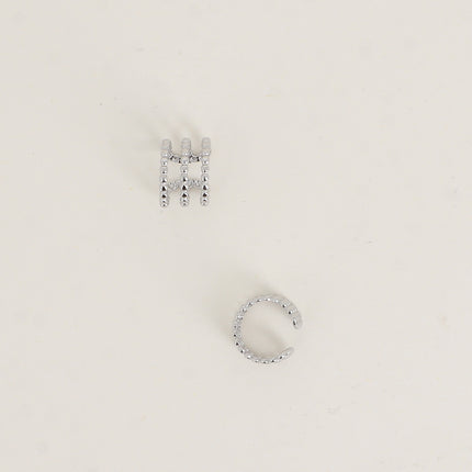 Earcuffs - 3 rangs style milgrain