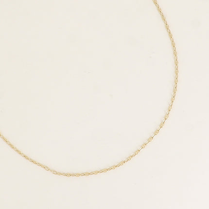 Collier - maille alternée fantaisie style café texturé