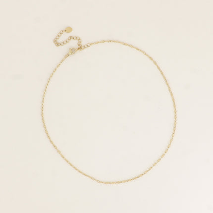 Collier - maille alternée fantaisie style café texturé