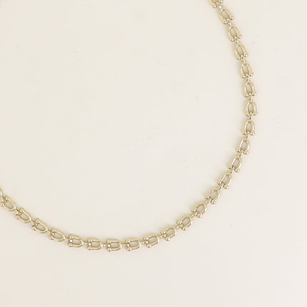 Necklace - bell-shaped mesh