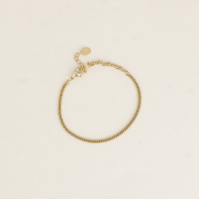Bracelet - maille fine gourmette 3mm