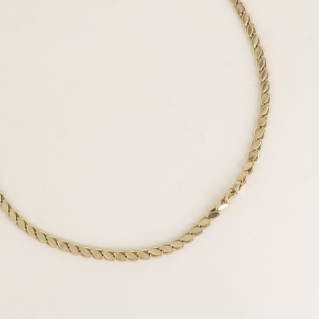 Collier - maille style épi 5mm