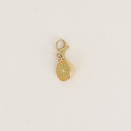 Charm - demi citron en émail