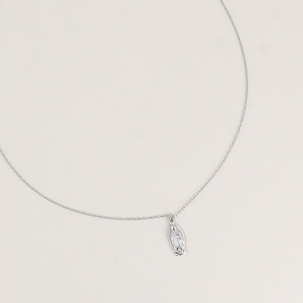Collier - pendentif ovale la Madone