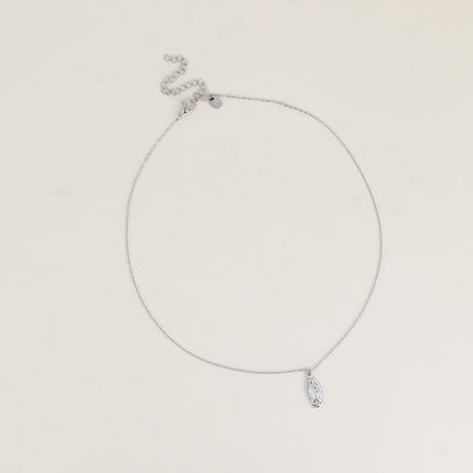 Collier - pendentif ovale la Madone
