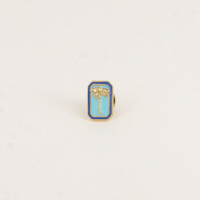 Pin's - Palmier sur fond d'émail