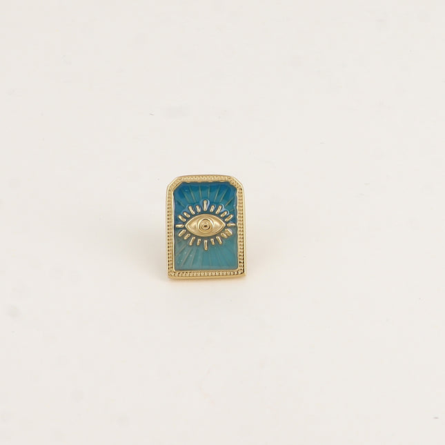Pin's - Oeil sur fond d'émail