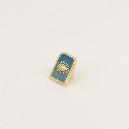 Pin's - Oeil sur fond d'émail