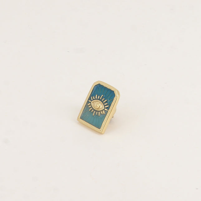 Pin's - Oeil sur fond d'émail