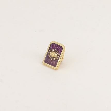 Pin's - Oeil sur fond d'émail
