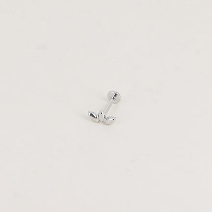 Piercing en titane - feuillage à 3 pétales