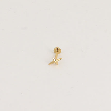 Piercing en titane - étoile