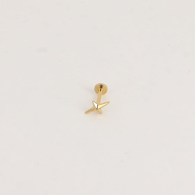Piercing en titane - étoile