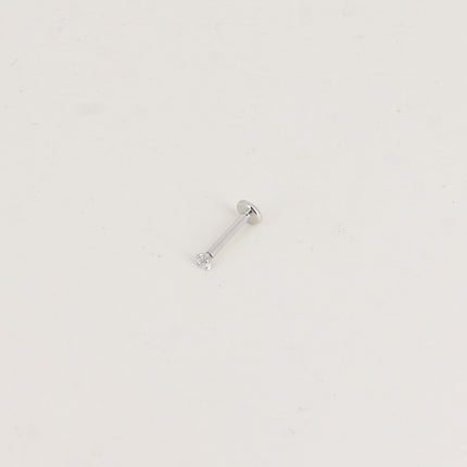 Piercing en titane - cristal 2mm