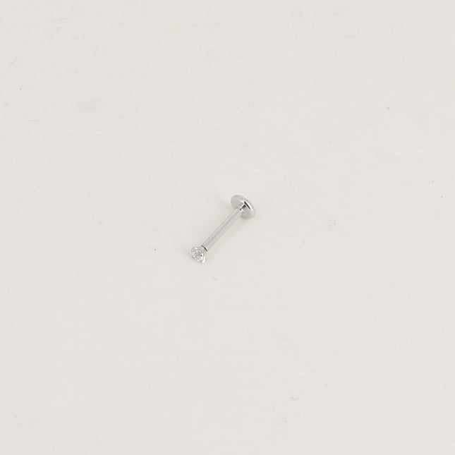 Piercing en titane - cristal 2mm