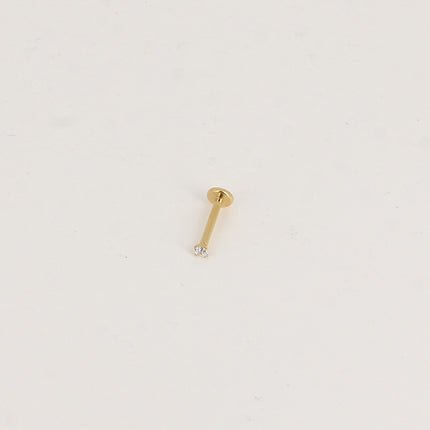 Piercing en titane - cristal 2mm