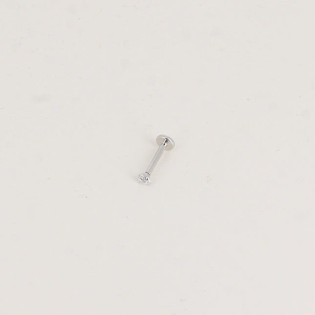 Piercing en titane - cristal 2,5mm