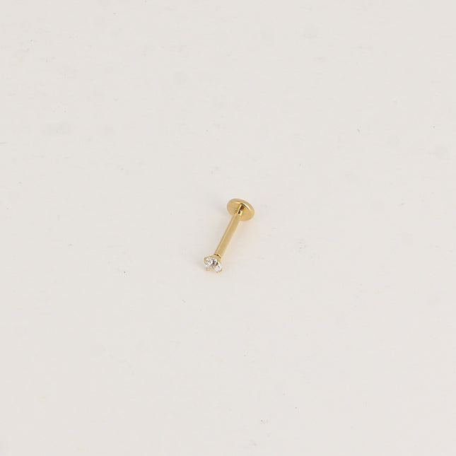Piercing en titane - cristal 2,5mm
