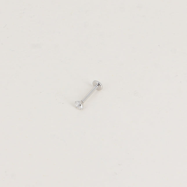 Piercing en titane - cristal 3mm