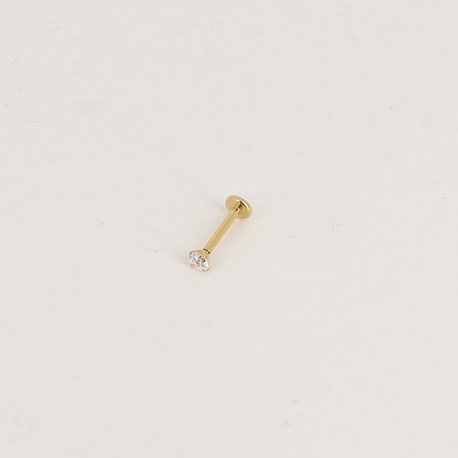 Piercing en titane - cristal 3mm