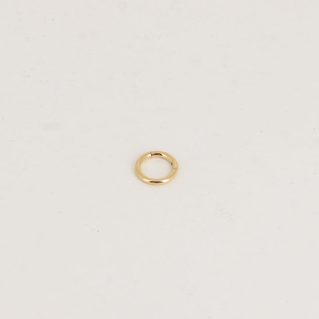 Piercing en titane - anneau clicker 6mm
