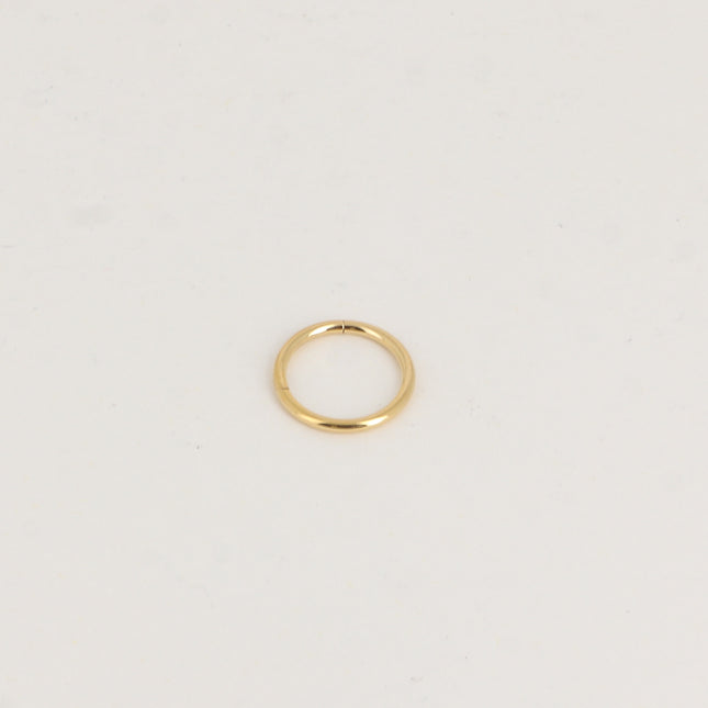 Piercing en titane - anneau clicker 10mm