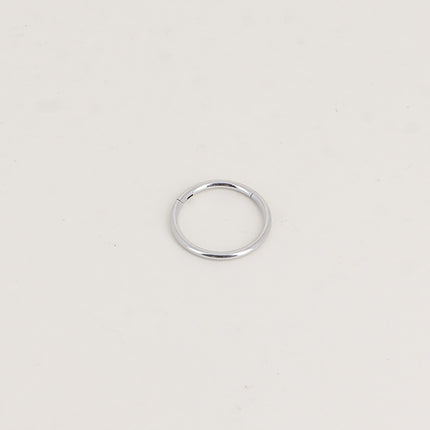 Piercing en titane - anneau clicker 12mm
