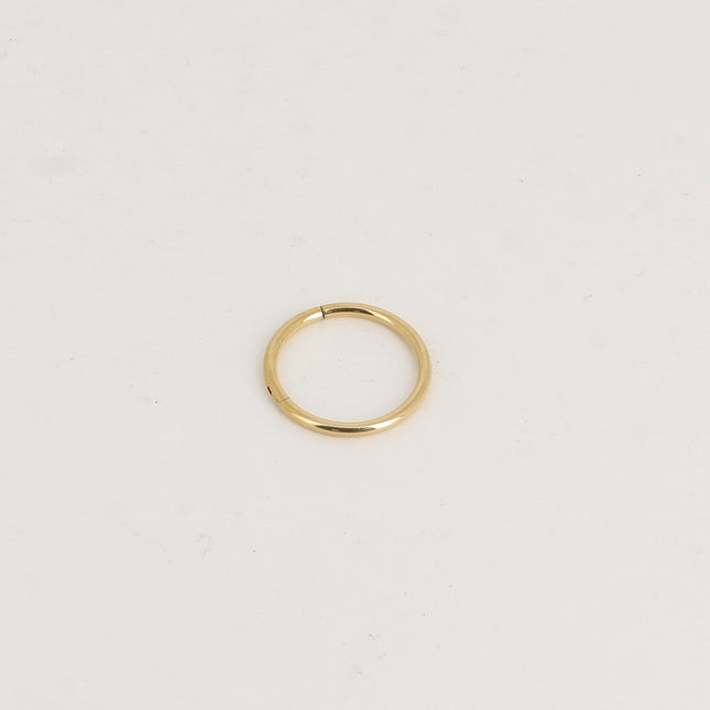 Piercing en titane - anneau clicker 12mm