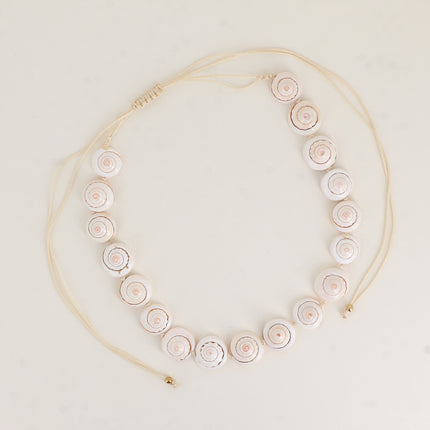 Collier Duna - perles coquillages naturels