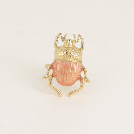 Bague - Scarabée et émail