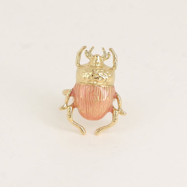 Bague - Scarabée et émail