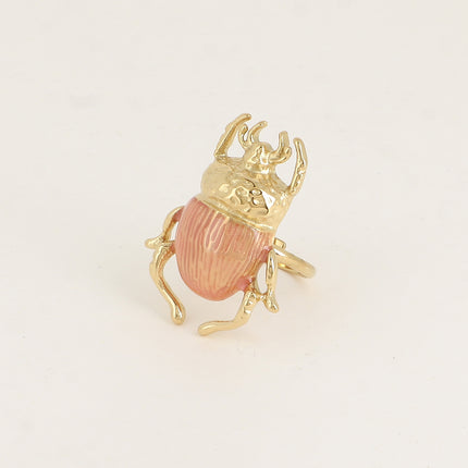 Bague - Scarabée et émail