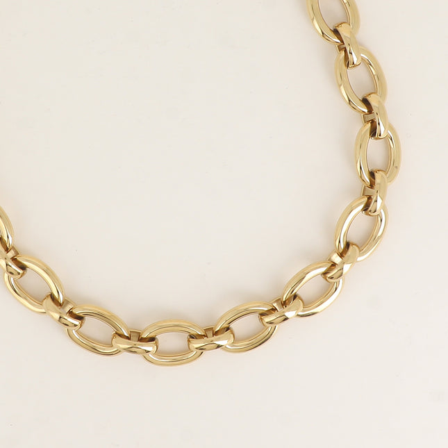 Collier - maillons ovales