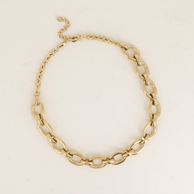 Collier - maillons ovales