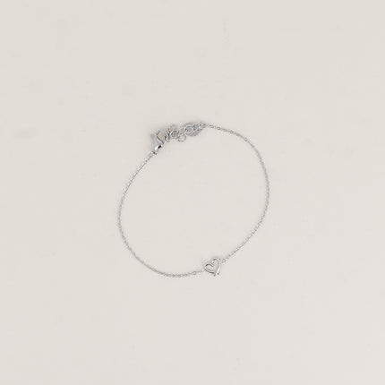 Bracelet - openwork heart