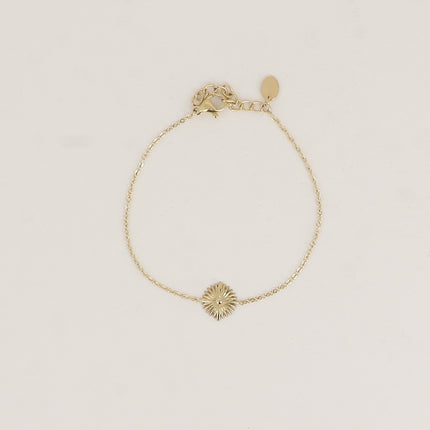 Bracelet - soleil losange et cristal