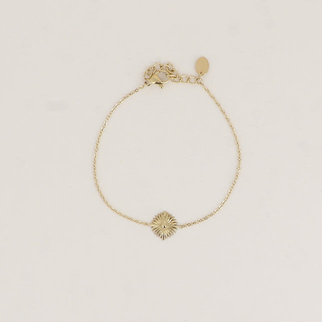 Bracelet - soleil losange et cristal