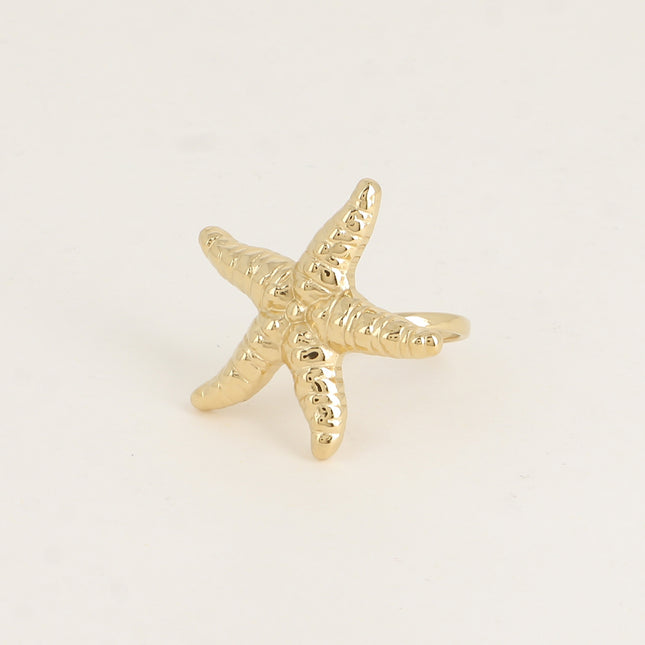 Bague - motif étoile de mer