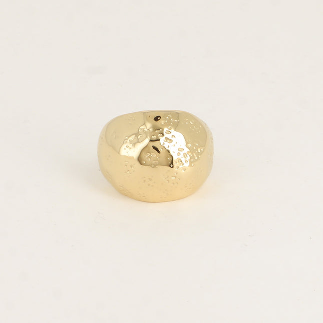 Bague - forme bombée légèrement texturée