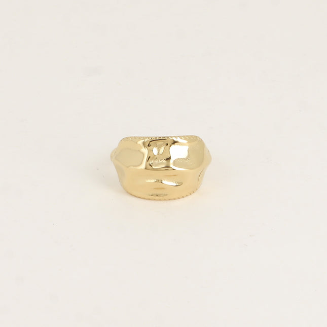 Bague - forme bombée texturée