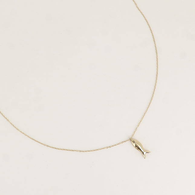Collier - pendentif poisson
