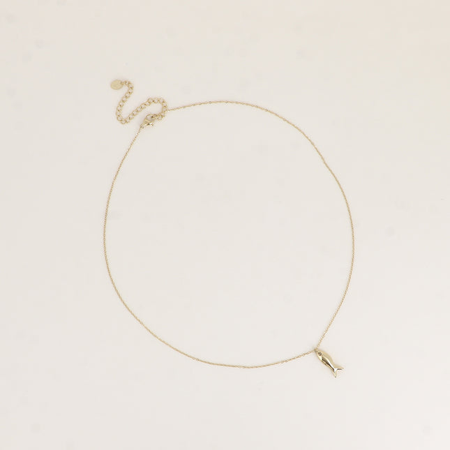 Collier - pendentif poisson