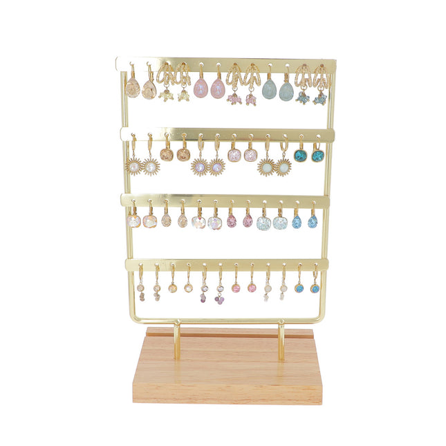 Kit de 24 (12+12) boucles - cristal Swarovski® multi - prix moyen de 7,20€/pr