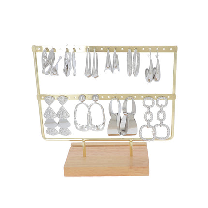 Kit de 20 (10+10) boucles - prix moyen de 8,50€/pr - présentoir offert
